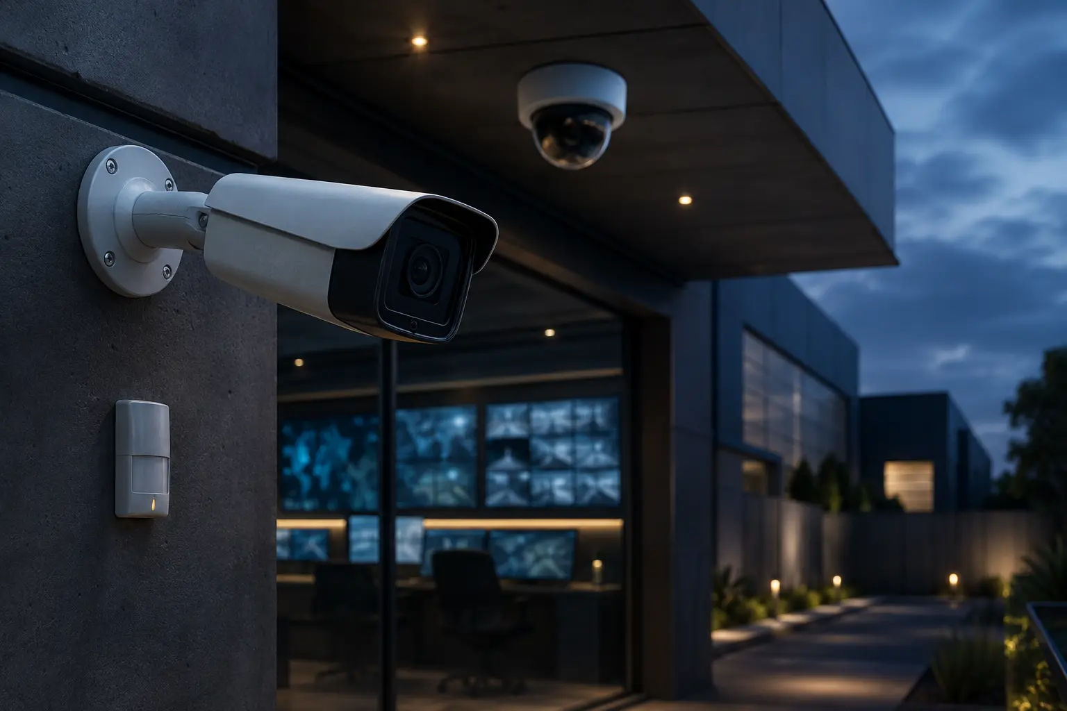 Câmeras IP, sensor de alarme e central de monitoramento integrados à proteção perimetral